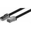Wirewin Outdoor CAT6A S/FTP Patchkabel, 30m, μαύρο PKW-OUT-SF-K6A-PUR 30.0