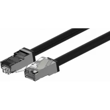Wirewin Outdoor CAT6A S/FTP Patchkabel, 30m, μαύρο PKW-OUT-SF-K6A-PUR 30.0