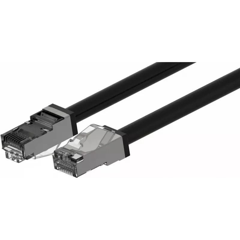 Wirewin Outdoor CAT6A S/FTP Patchkabel, 30m, μαύρο PKW-OUT-SF-K6A-PUR 30.0