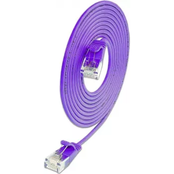 Wirewin SLIM KAT6A 10 Gigabit Light Patchkabel, U/UTP, Ø 3,6 mm, βιολετί, 0,15 m (SLIM-L-UU-K6A 0.15 VT)