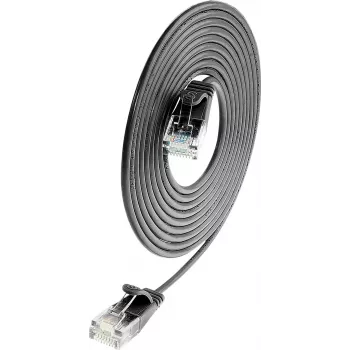 Wirewin SLIM UL6 2 SW - Καλώδιο Cat.6 SLIM-Light, U/UTP, 2,0 m, μαύρο (PKW-LIGHT-K6 2.0 SW)