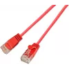 Wirewin SLIM-L-UU-K6A 1.5 RD Cat6a U/UTP Slim Ethernet Patchkabel, 10 Gbps, κόκκινο, 1,5 m