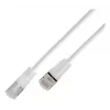Wirewin SLIM KAT6A 10 Gigabit Light Patchkabel στρογγυλό, U/UTP, Ø 3,6 mm, λευκό (SLIM-L-UU-K6A 1.0 WT)