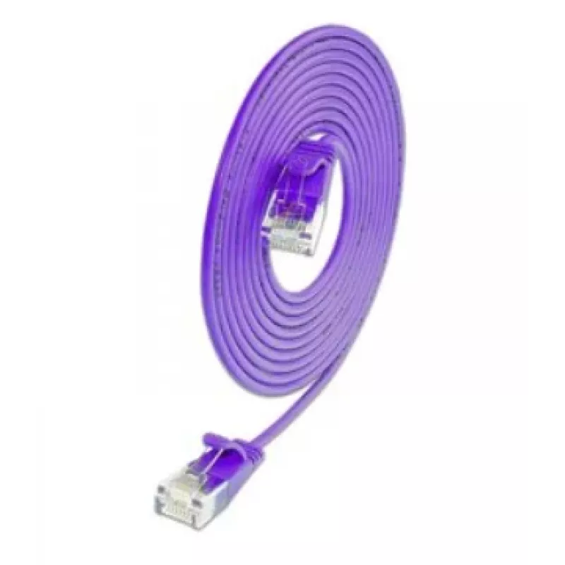 Wirewin SLIM KAT6A 10 Gigabit Light Patchkabel, U/UTP, Ø 3,6 mm, βιολετί, 1,5 m SLIM-L-UU-K6A 1.5 VT