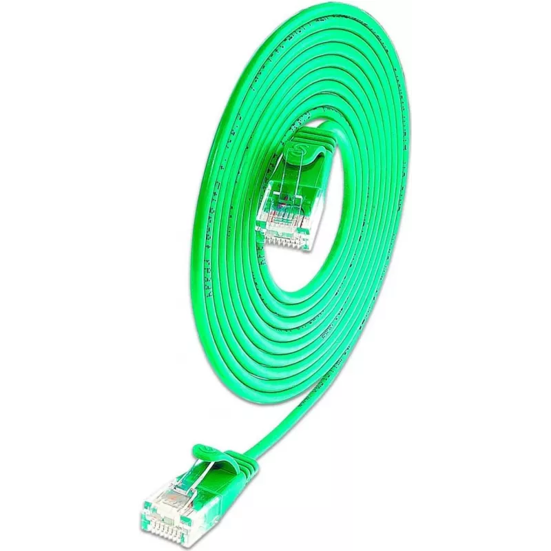 Wirewin Triotronik U/UTP Cat6 Patchkabel 5m πράσινο RJ45 PKW-LIGHT-K6 5.0 GN