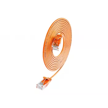 Wirewin SLIM UL6 5 OR - Cat.6 SLIM-Light Patchkabel, U/UTP, 5,0 m, πορτοκαλί (PKW-LIGHT-K6 5.0 OR)