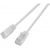 Wirewin SLIM KAT6A 10 Gigabit Lightpatchkabel στρογγυλό, U/UTP, Ø 3,6 mm, λευκό (SLIM-L-UU-K6A 2.0 WT)