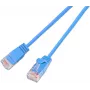 Wirewin Cat.6A U/UTP 10G Slim Patchkabel, RJ45, 10 m, μπλε SLIM-L-UU-K6A 10.0 BL