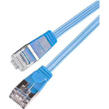 Wirewin Triotronik Cat 6 U/FTP Slim Patchkabel, 20 m, RJ-45 βύσμα αρσενικό σε αρσενικό, μπλε PKW-STP-SLIM-KAT6 20.0 BL