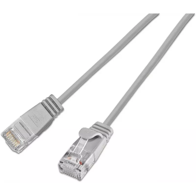 Wirewin Cat6A U/UTP Slim Ethernet Patchkabel, 10G, γκρι, 7,5m SLIM-L-UU-K6A 7.5