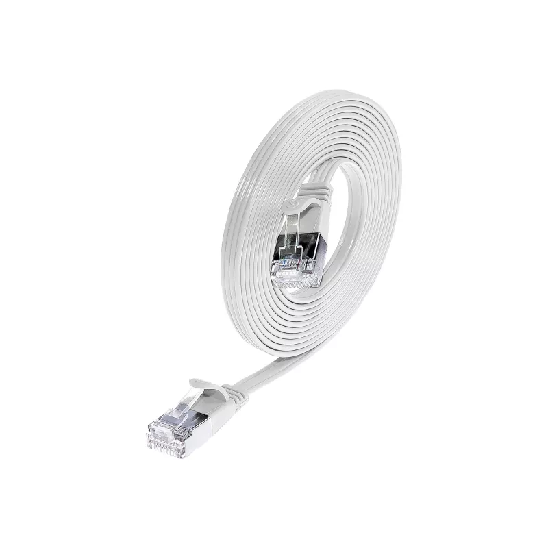 Wirewin SLIM S6 25 WS - Cat.6 SLIM Patchkabel, STP(PIMF), 25 m, λευκό (PKW-STP-SLIM-KAT6 25.0 WS)