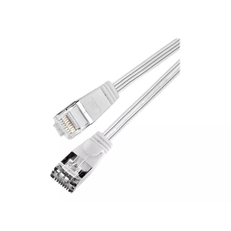 Wirewin SLIM S6 25 WS - Cat.6 SLIM Patchkabel, STP(PIMF), 25 m, λευκό (PKW-STP-SLIM-KAT6 25.0 WS)