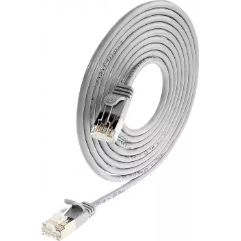 Wirewin Triotronik PKW-LIGHT-STP-K6 3.0 Cat6 θωρακισμένο Patch καλώδιο, βύσμα RJ-45 σε βύσμα, 3 m, μαύρο