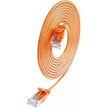 Wirewin SLIM UL6 2 OR - Cat.6 SLIM-Light Patch καλώδιο, U/UTP, 2,0 m, πορτοκαλί (PKW-LIGHT-K6 2.0 OR)