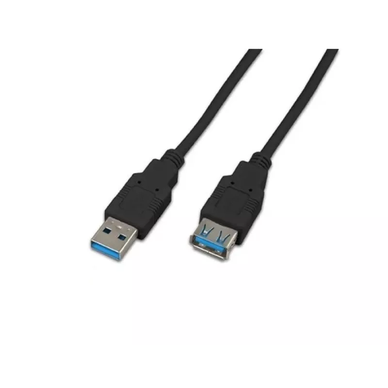 Wirewin USB 3.0 A-A MF 0.5 SW - 0,5m καλώδιο επέκτασης USB 3.2 Gen 1, μαύρο