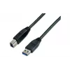 Wirewin USB 3.0 A-B καλώδιο 5m μαύρο USB 3.0 A-B MM 5.0 SW