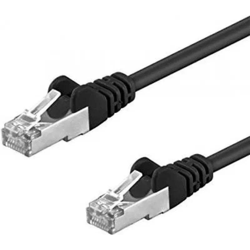 Wirewin PKW-OUT-K5E 10.0 Cat5e U/FTP Patch καλώδιο, RJ45, μαύρο, 10 m