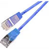 Wirewin Slim SL6 Cat.6 U/FTP Patch καλώδιο, 7,5 m, μπλε PKW-LIGHT-STP-K6 7.5 BL