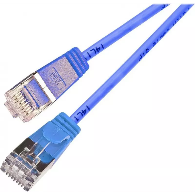 Wirewin Slim SL6 Cat.6 U/FTP Patch καλώδιο, 7,5 m, μπλε PKW-LIGHT-STP-K6 7.5 BL