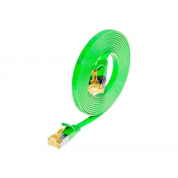 Wirewin SLIM Cat6a U/FTP Patch καλώδιο, RJ45, 2m, πράσινο PKW-STP-SLIM-K6A 2.0 GN