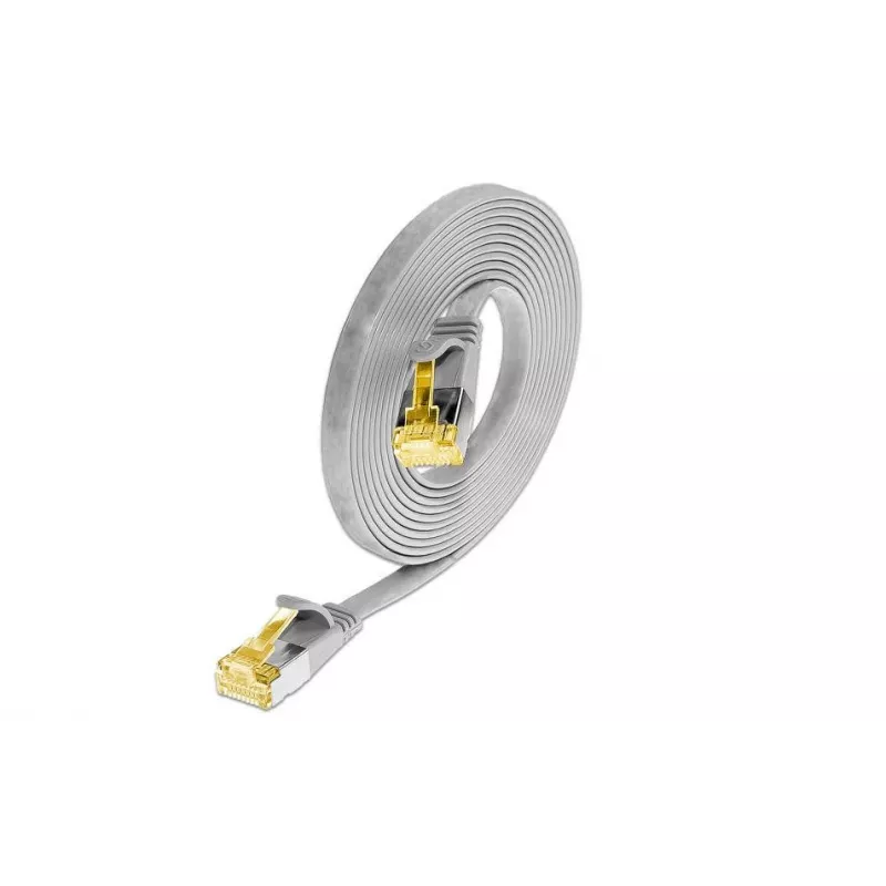 Wirewin Cat6a U/FTP Slim Ethernet Patch καλώδιο 0,1m γκρι PKW-STP-SLIM-K6A 0.1