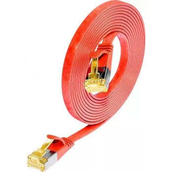 Wirewin SLIM Cat6a U/FTP Patch καλώδιο, 7m, κόκκινο PKW-STP-SLIM-K6A 7.0 RT