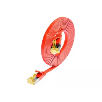 Wirewin SLIM Cat6a U/FTP Patch καλώδιο, 7m, κόκκινο PKW-STP-SLIM-K6A 7.0 RT