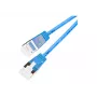 Wirewin Light Patchkabel στρογγυλό U/FTP Cat 6a μπλε 5,0m λεπτό εύκαμπτο PoE PKW-LIGHT-STP-K6A 5.0 BL