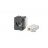 Wirewin WKS JACK KAT6A UTP Keystone-Modul, μη θωρακισμένο, RJ45, χωρίς εργαλεία, λευκό
