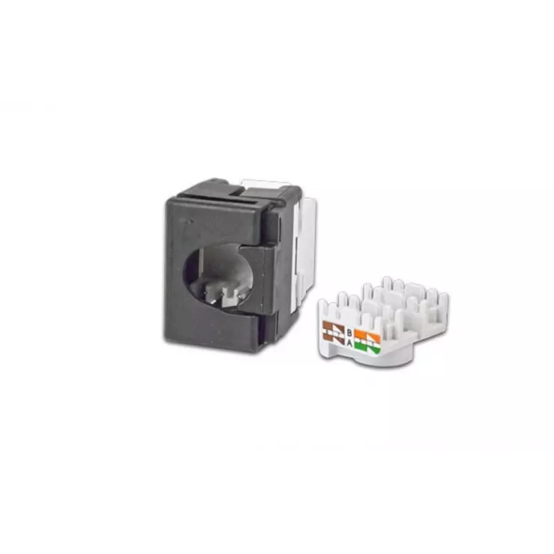Wirewin WKS JACK KAT6A UTP Keystone-Modul, μη θωρακισμένο, RJ45, χωρίς εργαλεία, λευκό