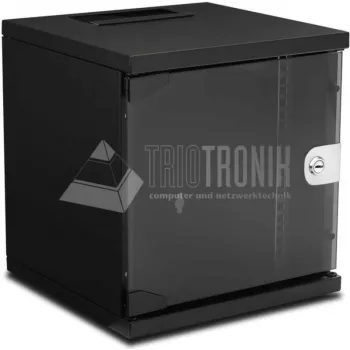 Wirewin WCAB 10 312X300X6U BL ράφι τοίχου 6U μαύρο
