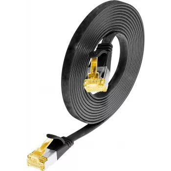 Wirewin Cat6a U/FTP Slim καλώδιο δικτύου Ethernet, 0,1 m, μαύρο PKW-STP-SLIM-K6A 0.1 SW
