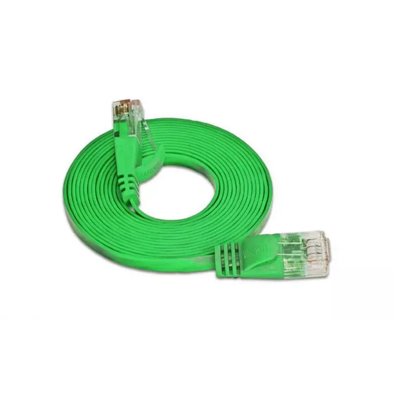 Wirewin Cat.6 Slim Ethernet Patchkabel U/UTP 5m πράσινο PKW-SLIM-KAT6 5.0 GN