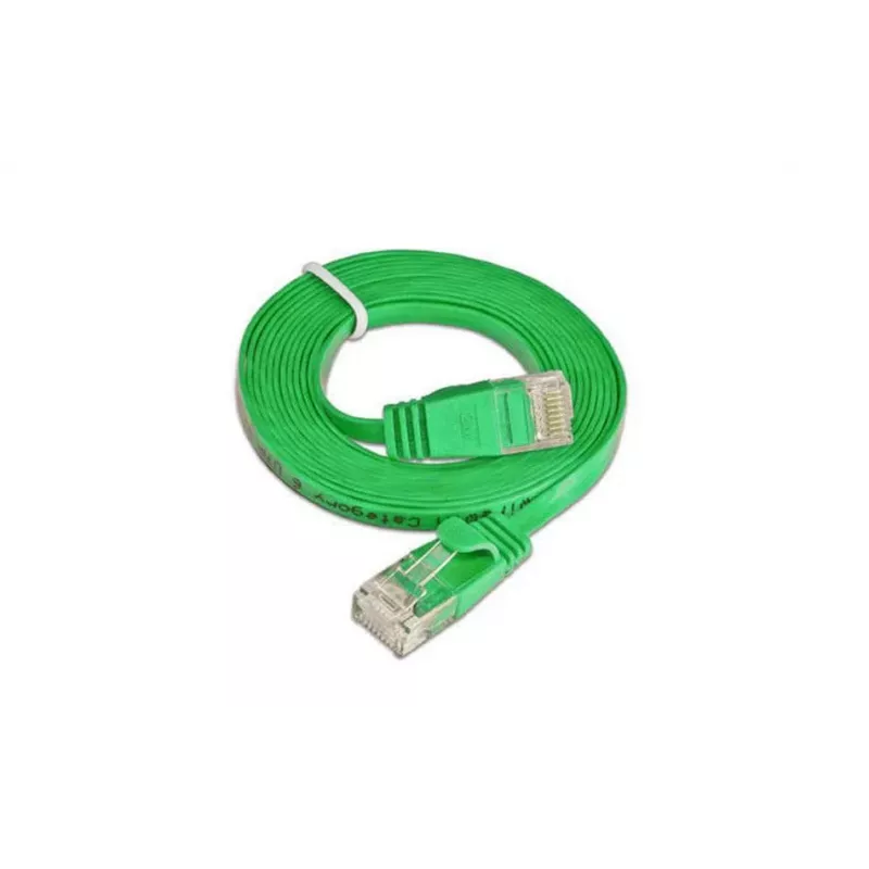 Wirewin Cat.6 Slim Ethernet Patchkabel U/UTP 5m πράσινο PKW-SLIM-KAT6 5.0 GN