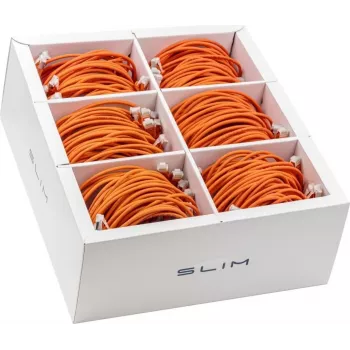 Wirewin SLIM-LS-K6A 3.0 OR 36 Cat6A U/FTP Slim Ethernet Patch Καλώδιο, 3m, Πορτοκαλί, συσκευασία 36 τεμ.