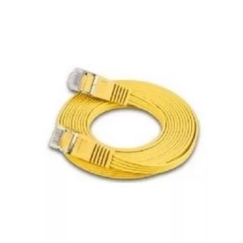 Wirewin Triotronik Cat6 U/FTP Slim Ethernet Patch Καλώδιο, 3m, Κίτρινο PKW-STP-SLIM-KAT6 3.0 GE