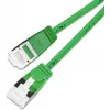 Wirewin Cat6a U/FTP Slim Ethernet Patch Καλώδιο, 10 Gbps, Πράσινο, 0,15 m PKW-LIGHT-STP-K6A 0.15 GN