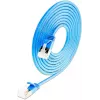 Wirewin SLIM-LS-K6A 0.15 BL 50 Cat6A Slim Ethernet Patch Καλώδιο, 0,15m, U/FTP, Μπλε, συσκευασία 50 τεμ.