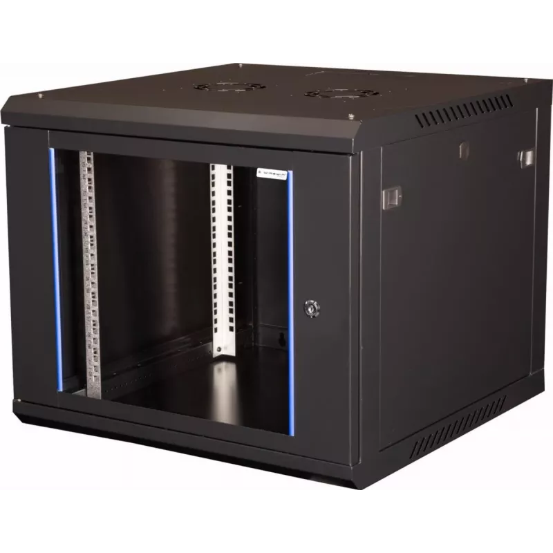 Wirewin WCAB PS3 600X600X9U B επιτοίχιο κουτί 19 ιντσών, 9U, 600x600mm, μαύρο
