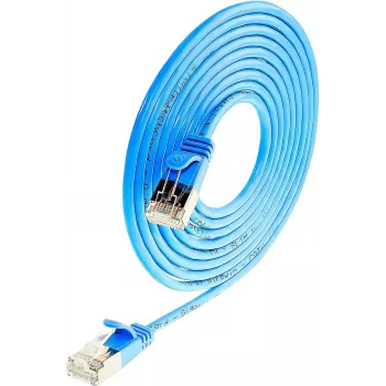 Wirewin Triotronik PKW-LIGHT-STP-K6 3.0 BL - καλώδιο Ethernet patch Cat6 STP 3m, βύσμα RJ-45 σε βύσμα, μπλε