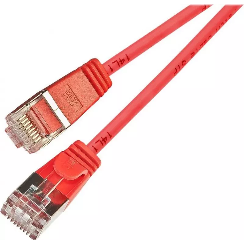 Wirewin SLIM SL6 7,5m κόκκινο καλώδιο patch Cat.6 U/FTP Slim-Light (PKW-LIGHT-STP-K6 7.5 RT)