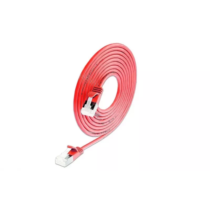 Wirewin Cat 6a U/FTP Slim καλώδιο patch, κόκκινο, 5,0m PKW-LIGHT-STP-K6A 5.0 RT