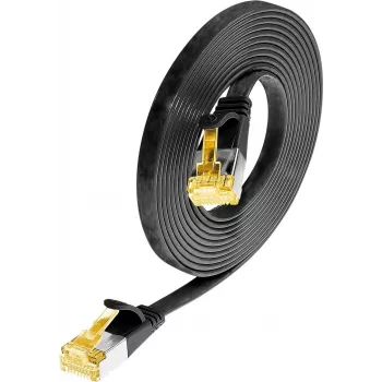 Wirewin SLIM Cat6a U/FTP καλώδιο patch 5m μαύρο PKW-STP-SLIM-K6A 5.0 SW