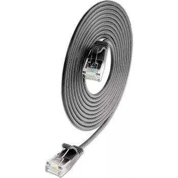 Wirewin Cat 6A 10 Gigabit U/UTP Slim καλώδιο Ethernet Patch, 3,0 m, μαύρο SLIM-L-UU-K6A 3.0 BK