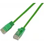 Wirewin Slim Cat.6A 10 Gigabit U/UTP καλώδιο Patch, 5 m, πράσινο SLIM-L-UU-K6A 5.0 GN