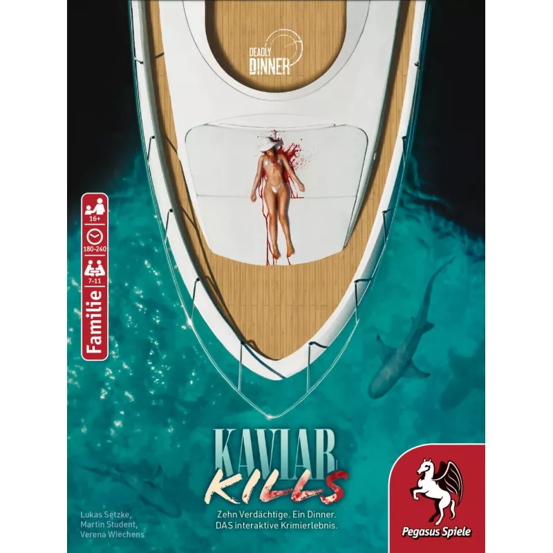 Pegasus Spiele Deadly Dinner – Kaviar Kills 19014G παιχνίδι μυστηρίου για πάρτι