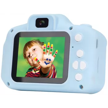 AGFAPHOTO ARKCMBL 8MP CMOS Ψηφιακή φωτογραφική μηχανή με 8x ψηφιακό ζουμ, 2,7 inch LCD, Full HD βίντεο, Μπλε
