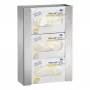 Bartscher διανομέας γαντιών K30 850025 ασημί ανοξείδωτο ατσάλι