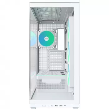 MONTECH TG3 κουτί PC, Tempered Glass x2, λευκό