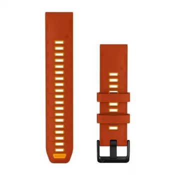 Garmin QuickFit 22 λουράκι ρολογιού, σιλικόνη, Autumn Orange/Spark Orange